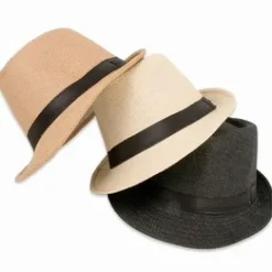 Fedora hat i strå