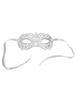Filigran maske hvid