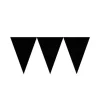 Flagbanner i Sort karton