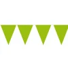 Flagbanner 10 m. med 20 LIMEGRØN flag