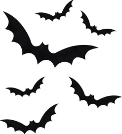 Flagermus vindues stickers
