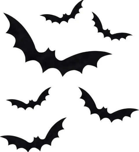 Flagermus vindues stickers