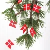 Flagranker, 2 x 2m, Danske flag til juletræet