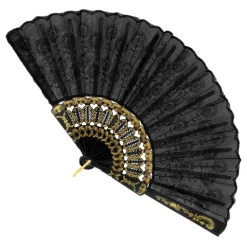 Flamenco vifte Sort