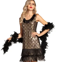 Flapper Kjole - Peacock