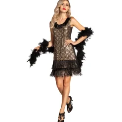 Flapper Kjole - Peacock