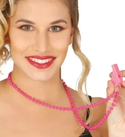 Fløjter i plast - Neonpink