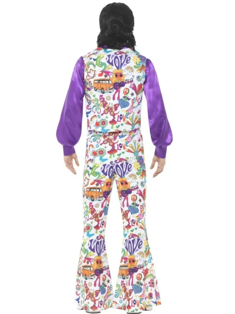 Flower power hippie kostume