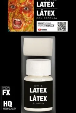 Flydende latex 26ml - hvid