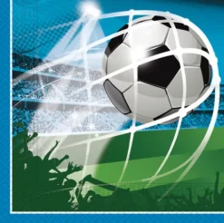 Fodbold servietter BLÅ
