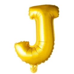 Folie ballon BOGSTAVER - GULD 102 cm
