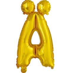 Folie ballon BOGSTAVER - GULD 102 cm