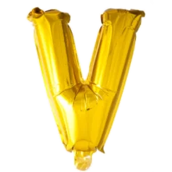 Folie ballon BOGSTAVER - GULD 102 cm