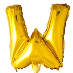 Folie ballon BOGSTAVER - GULD 102 cm