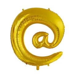 Folie ballon BOGSTAVER - GULD 102 cm