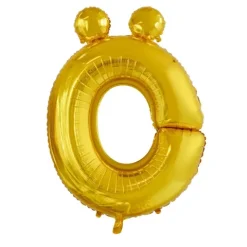 Folie ballon BOGSTAVER - GULD 102 cm