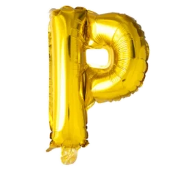 Folie ballon BOGSTAVER - GULD, 41 cm