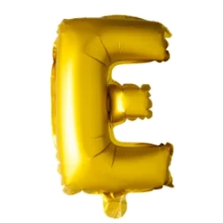 Folie ballon BOGSTAVER - GULD, 41 cm