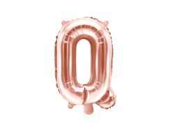 Folie ballon BOGSTAVER - Rosegold, 35 cm
