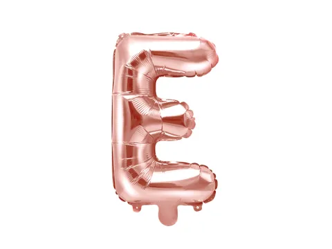 Folie ballon BOGSTAVER - Rosegold, 35 cm