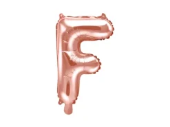 Folie ballon BOGSTAVER - Rosegold, 35 cm