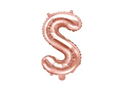 Folie ballon BOGSTAVER - Rosegold, 35 cm