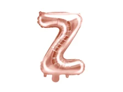 Folie ballon BOGSTAVER - Rosegold, 35 cm