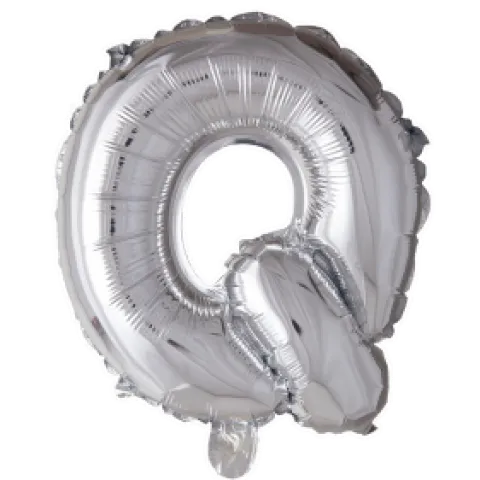 Folie ballon Bogstaver - SØLV, 41 cm