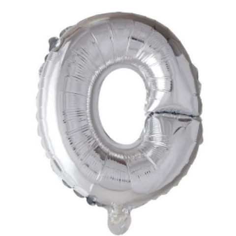 Folieballon Bogstaver - SØLV 102cm