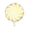 Folie ballon Candy, Gul 46cm