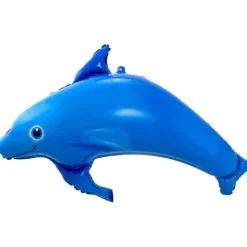 Folieballon DELFIN BLÅ