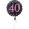 40 folie balloner sparkling pink
