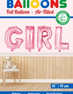 Folie ballon GIRL 41 cm