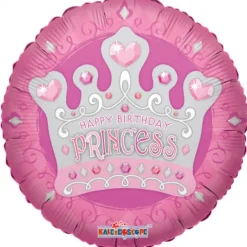 Folieballon Happy Birthday Princess