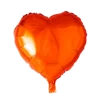 Folie ballon Hjerte 46 cm ORANGE