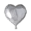 Folie ballon Hjerte 46 cm SØLV