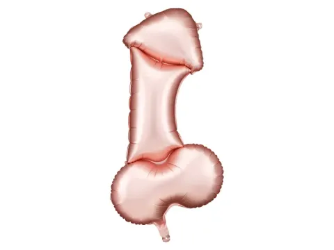 Folieballon Penis - Rosegold 112cm