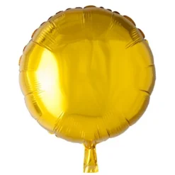 Folie ballon Rund GULD 46 cm