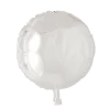 Folie ballon Rund HVID 46 cm