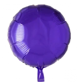 Folie ballon Rund LILLA 46 cm
