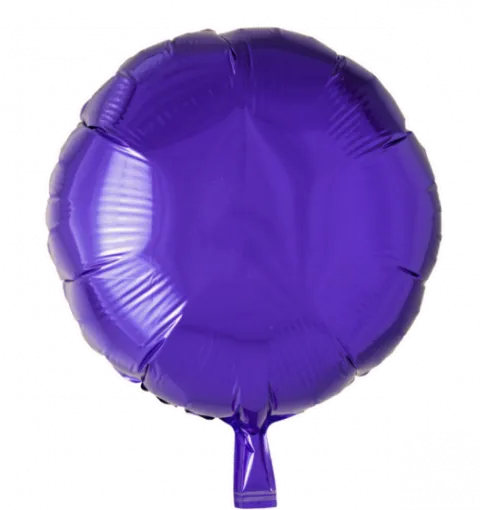 Folie ballon Rund LILLA 46 cm