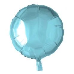 Folie ballon Rund Lyseblå