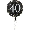 40 folie ballon sparkling gold