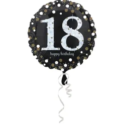 18 folie ballon sparkling gold