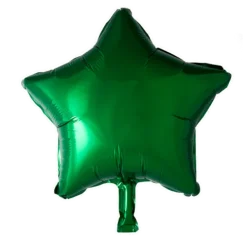 Folie ballon Stjerne GRØN 46 cm