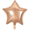 Folie ballon Stjerne ROSEGOLD 46 cm