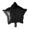Folie ballon Stjerne SORT 46 cm