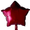 Folie ballon Stjerne VINRØD 46 cm
