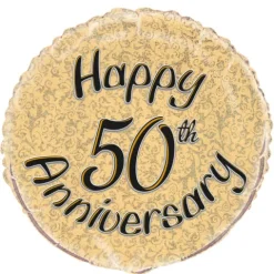 Folie Ballon til Guldbryllup 50th