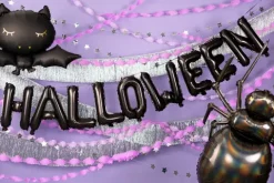 Foliebogstaver sort - HALLOWEEN